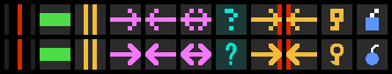 Horizontal Dungeon Door Icons