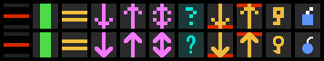 Vertical Dungeon Door Icons