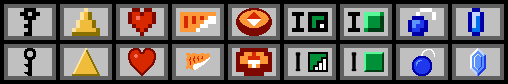Dungeon Room Item Icons